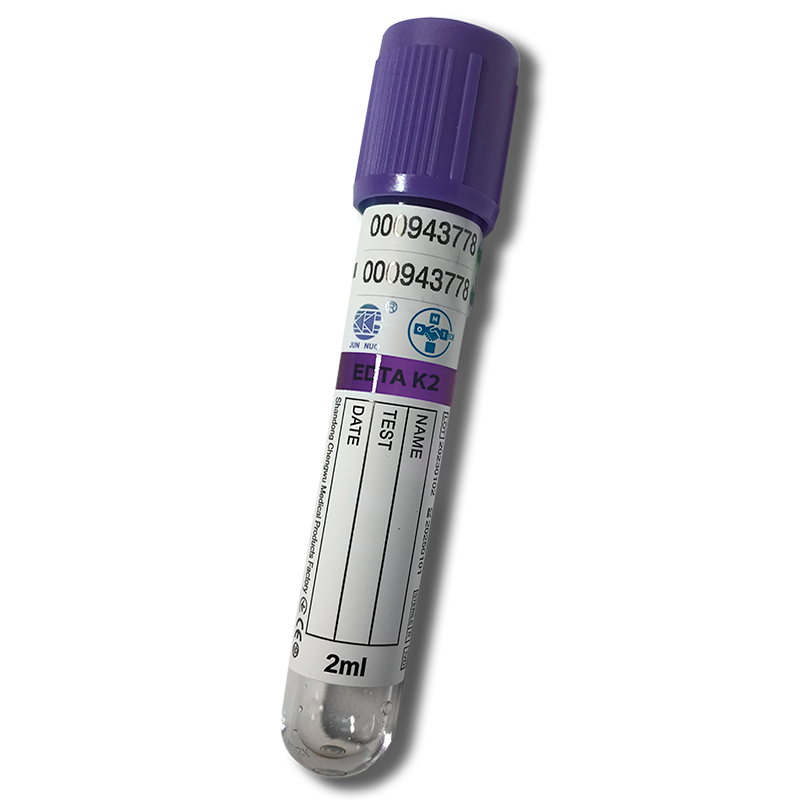 Пробірка Вакуумна для забору крові стерильна EDTA K2 13*75 мм, 2 мл.